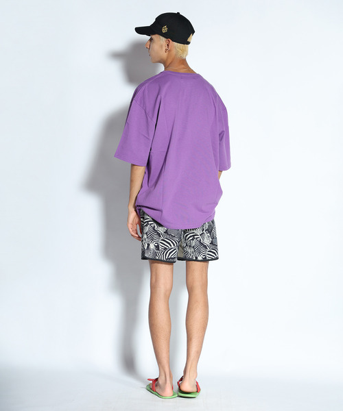 ALDIES(アールディーズ)の「Flash Big T / フラッシュビッグT(Tシャツ/カットソー・メンズ・ブラック/パープル/ホワイト・FREE)」の20枚目の写真