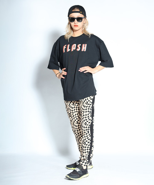 ALDIES(アールディーズ)の「Flash Big T / フラッシュビッグT(Tシャツ/カットソー・メンズ・ブラック/パープル/ホワイト・FREE)」の16枚目の写真