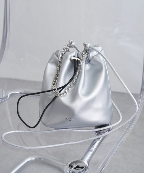 VENCEEXCHANGE（ヴァンスエクスチェンジ）の「アラート2WAYショルダーバッグ（ショルダーバッグ・レディース・オフホワイト/シルバー/グレー/ブラック/その他1・FREE）」の4枚目の写真