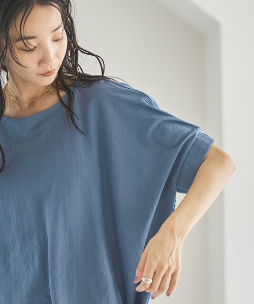 coen(コーエン)の「ヴィンテージカノコドルマンTシャツ(Tシャツ/カットソー・レディース・コバルトブルー/ブラック/オフホワイト・FREE)」の14枚目の写真