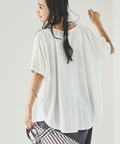 coen(コーエン)の「ヴィンテージカノコドルマンTシャツ(Tシャツ/カットソー・レディース・コバルトブルー/ブラック/オフホワイト・FREE)」の5枚目の写真