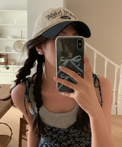 gossip！ロサンゼルス（ゴシップロサンゼルス）の「バイカラーロゴキャップ（キャップ・レディース・ブラック/グレー・FREE）」の4枚目の写真