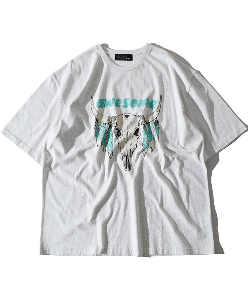ALDIES（アールディーズ）の「Awesome Big T / オーサムビッグT（Tシャツ/カットソー・メンズ・グリーン/ライトブルー/オフホワイト・FREE）」の6枚目の写真