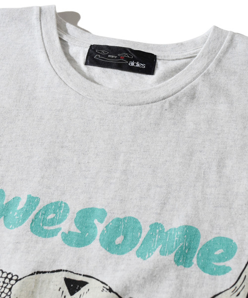 ALDIES（アールディーズ）の「Awesome Big T / オーサムビッグT（Tシャツ/カットソー・メンズ・グリーン/ライトブルー/オフホワイト・FREE）」の14枚目の写真