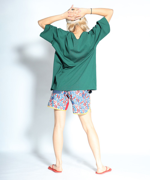 ALDIES（アールディーズ）の「Awesome Big T / オーサムビッグT（Tシャツ/カットソー・メンズ・グリーン/ライトブルー/オフホワイト・FREE）」の22枚目の写真