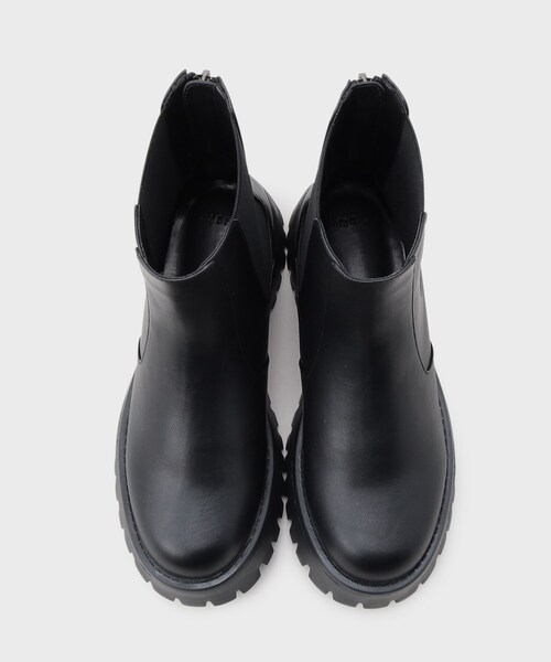 INDIVI（インディヴィ）の「◆【モード感◎】バックジップ サイドゴアブーツ（ブーツ・レディース・ブラック・25/35/45）」の5枚目の写真