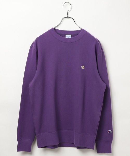 Champion（チャンピオン）の「【Champion】[長いシーズン着られる裏毛素材]刺繍スウェット（スウェット・レディース・オフホワイト/グレー/ナチュラル/グリーン/パープル/オレンジ・FREE）」の21枚目の写真