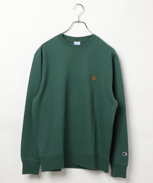 Champion（チャンピオン）の「【Champion】[長いシーズン着られる裏毛素材]刺繍スウェット（スウェット・レディース・オフホワイト/グレー/ナチュラル/グリーン/パープル/オレンジ・FREE）」の22枚目の写真