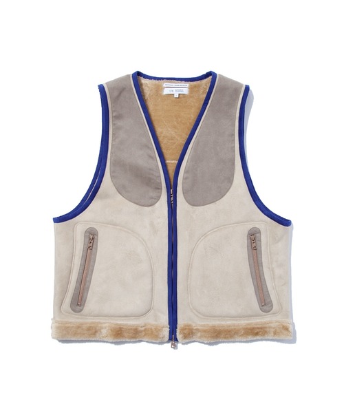 F/CE. （エフシーイー）の「F/CE. ECOPEL SHEEPSKIN VEST / エフシーイー エコペル シープスキン ベスト（ベスト・メンズ・ベージュ/アイボリー・MEDIUM）」の2枚目の写真