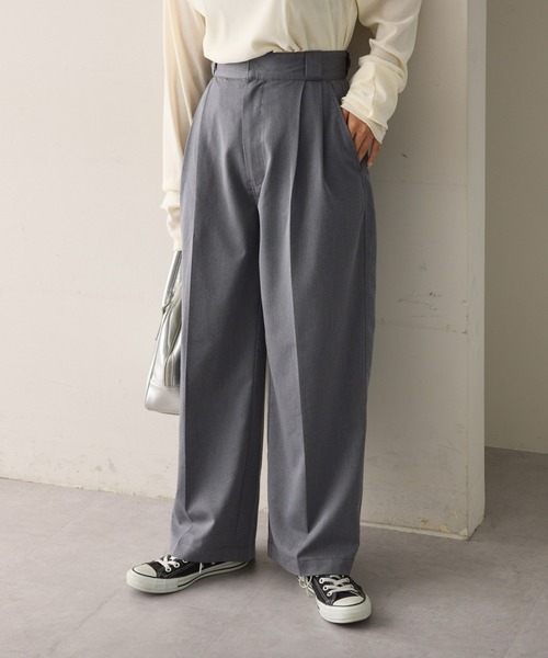 Dickies ワイドスラックス H BEAUTY&YOUTH別注　OVYグレー Dickies ワイドスラックス H BEAUTY&YOUTH別注 OVYグレー