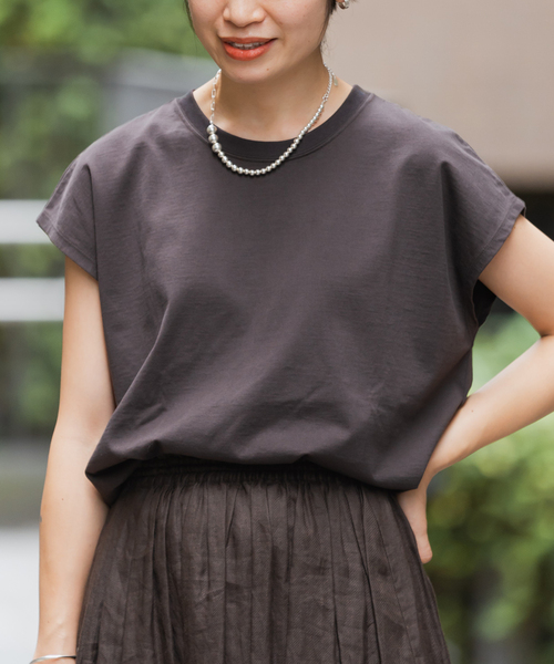 新品　IENA ラウンドテールプルオーバー　黒 追加4》ラウンドテールプルオーバー（Tシャツ／カットソー