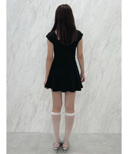 EATME（イートミー）の「バレエリボンノースリーブ（Tシャツ/カットソー・レディース・ピンク/アイボリー/グレー/ブラック・FREE）」の7枚目の写真