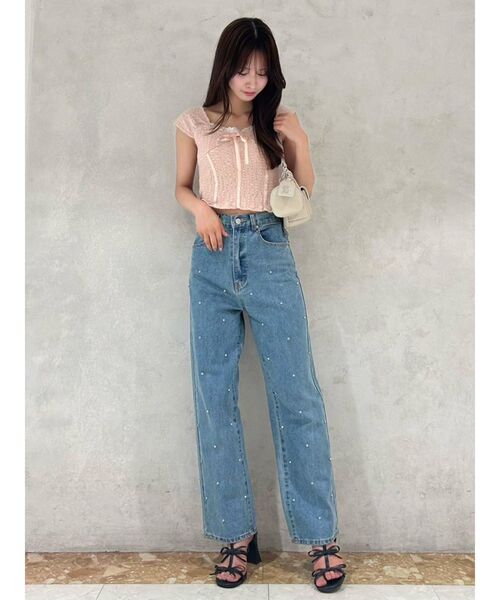 EATME（イートミー）の「バレエリボンノースリーブ（Tシャツ/カットソー・レディース・ピンク/アイボリー/グレー/ブラック・FREE）」の10枚目の写真