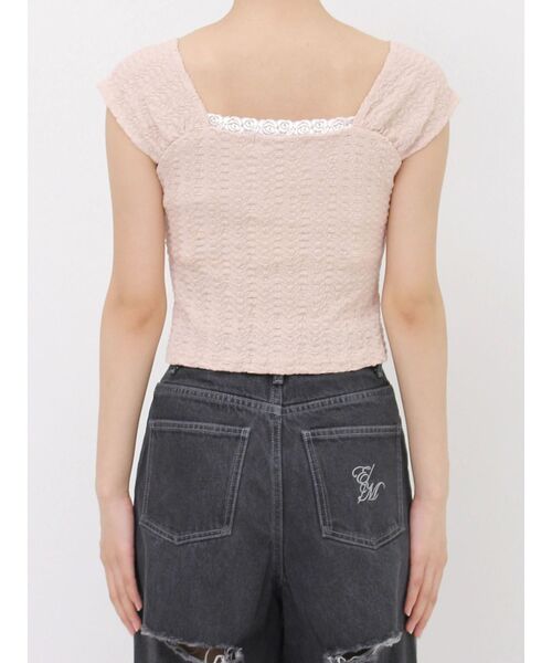 EATME（イートミー）の「バレエリボンノースリーブ（Tシャツ/カットソー・レディース・ピンク/アイボリー/グレー/ブラック・FREE）」の17枚目の写真