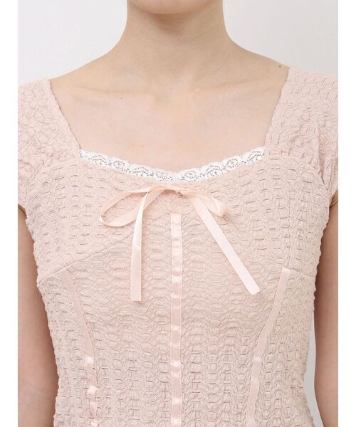 EATME（イートミー）の「バレエリボンノースリーブ（Tシャツ/カットソー・レディース・ピンク/アイボリー/グレー/ブラック・FREE）」の18枚目の写真