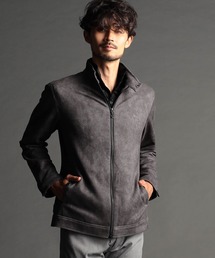 NICOLE CLUB FOR MEN | 【２４モデルEC限定再販売】スウェードライダースブルゾン(ブルゾン)