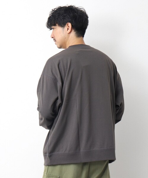 DANTON（ダントン）の「【DANTON/ダントン】TCB SWEAT 長袖スウェットTシャツ（Tシャツ/カットソー・メンズ・チャコールグレー/グレイッシュベージュ/アイボリー・XL/L/M/S）」の7枚目の写真