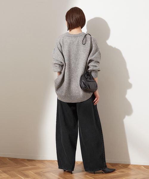 journal standard L'essage(ジャーナルスタンダードレサージュ)の「《追加3》【HAIKURE/ハイクル】BETHANY MID BLACK asian fit:デニム(デニムパンツ・レディース・ブラック・25/24/23)」の8枚目の写真