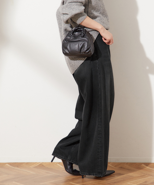 journal standard L'essage(ジャーナルスタンダードレサージュ)の「《追加3》【HAIKURE/ハイクル】BETHANY MID BLACK asian fit:デニム(デニムパンツ・レディース・ブラック・25/24/23)」の13枚目の写真