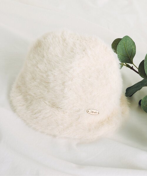 apres les cours（アプレレクール）の「シャギーバケットハット（ハット・キッズ・アイボリー/ベージュ・50/54）」の14枚目の写真