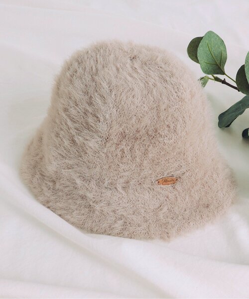 apres les cours（アプレレクール）の「シャギーバケットハット（ハット・キッズ・アイボリー/ベージュ・50/54）」の13枚目の写真