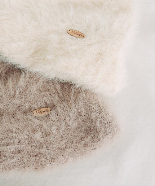 apres les cours（アプレレクール）の「シャギーバケットハット（ハット・キッズ・アイボリー/ベージュ・50/54）」の12枚目の写真