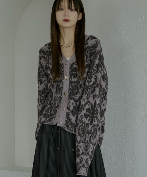 Ezick（エジック）の「Vintage jacquard ラメシャギー