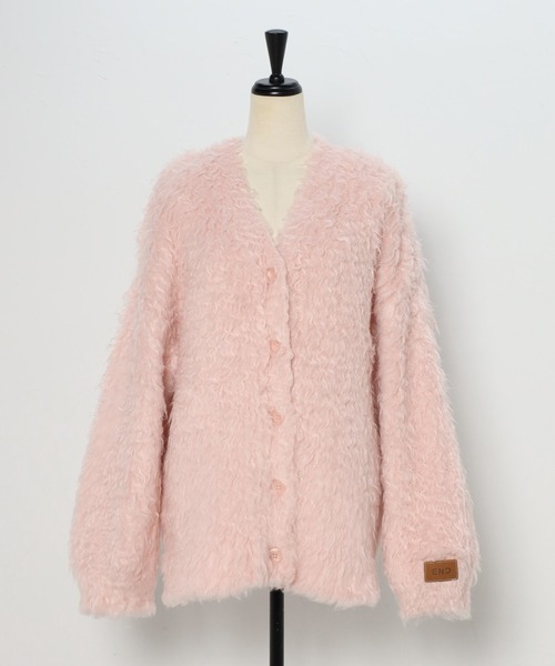 セール】teddybear shaggy outer like cardigan / テディベアー