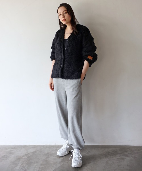 セール】teddybear shaggy outer like cardigan / テディベアー