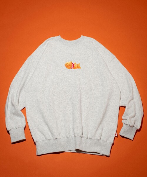 FREAK'S STORE(フリークスストア)の「Kurt Wu/カート ウー 別注 “TAIYAKI” crew SWEAT/クルーネックスウェット(スウェット・メンズ・ホワイト/グレー/ブラック・LARGE/MEDIUM/X-LARGE)」の3枚目の写真
