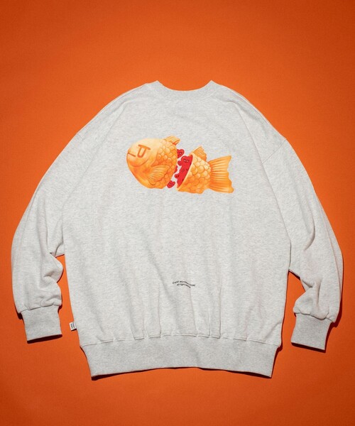 FREAK'S STORE(フリークスストア)の「Kurt Wu/カート ウー 別注 “TAIYAKI” crew SWEAT/クルーネックスウェット(スウェット・メンズ・ホワイト/グレー/ブラック・LARGE/MEDIUM/X-LARGE)」の12枚目の写真