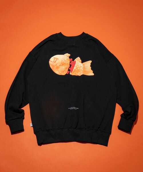 FREAK'S STORE(フリークスストア)の「Kurt Wu/カート ウー 別注 “TAIYAKI” crew SWEAT/クルーネックスウェット(スウェット・メンズ・ホワイト/グレー/ブラック・LARGE/MEDIUM/X-LARGE)」の16枚目の写真
