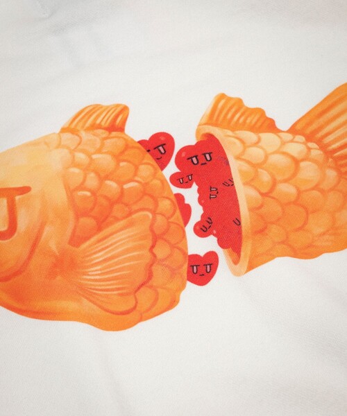 FREAK'S STORE(フリークスストア)の「Kurt Wu/カート ウー 別注 “TAIYAKI” crew SWEAT/クルーネックスウェット(スウェット・メンズ・ホワイト/グレー/ブラック・LARGE/MEDIUM/X-LARGE)」の19枚目の写真