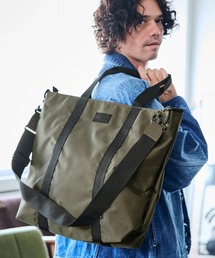ADAMPATEK/firm polyester tote bag/ポリエステルビッグトートバッグ