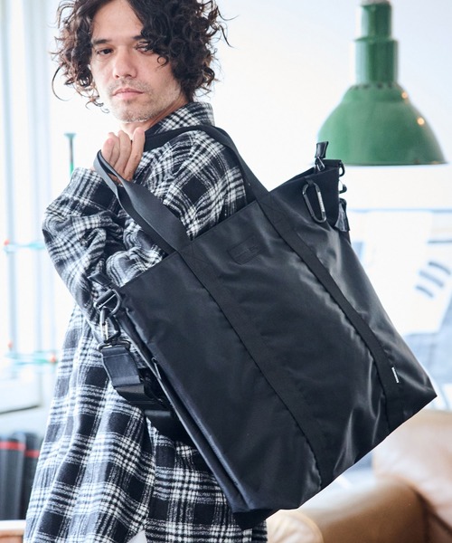 ADAMPATEK/firm polyester tote bag/ポリエステルビッグトートバッグ（トートバッグ）｜ADAM PATEK（アダムパテック）