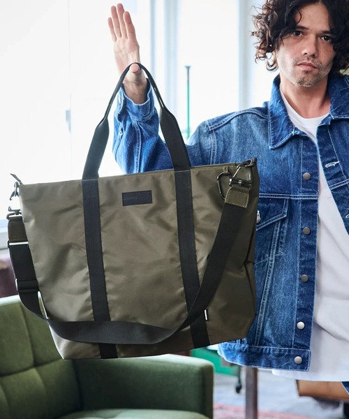 ADAMPATEK/firm polyester tote bag/ポリエステルビッグトートバッグ（トートバッグ）｜ADAM PATEK（アダムパテック）