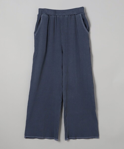 coen（コーエン）の「ピグメントリブイージーワイドパンツ（その他パンツ・レディース・ナチュラル/ロイヤルブルー/ダークグレー/ブラウン・M/L）」の4枚目の写真
