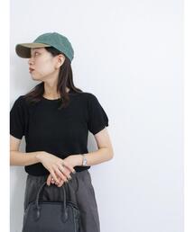 Samansa Mos2 blue | ◎アソートメッシュニットプルオーバー(ニット/セーター)