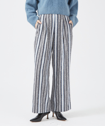 qualite | ループストライプワイドパンツ(その他パンツ)