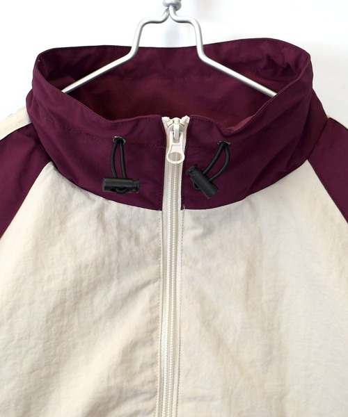 Starting Over（スターティングオーバー）の「front embroidery raglan sleeves nylon jacket/フロント刺繍 ラグランスリーブ ナイロンジャケット（ナイロンジャケット・メンズ・オフホワイト/チャコール/グレー・M/XL/L）」の4枚目の写真