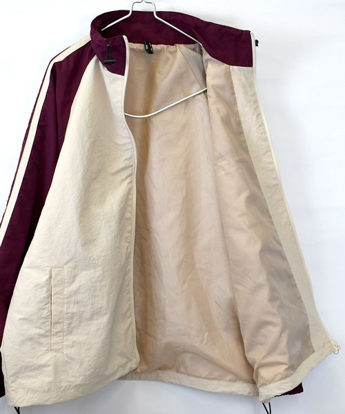 Starting Over（スターティングオーバー）の「front embroidery raglan sleeves nylon jacket/フロント刺繍 ラグランスリーブ ナイロンジャケット（ナイロンジャケット・メンズ・オフホワイト/チャコール/グレー・M/XL/L）」の10枚目の写真