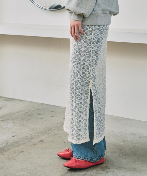 titivate（ティティベイト）の「フラワーレースワンピース（ワンピース・レディース・ブラック/アイボリー/ライトピンク/ブラウン・S/M/L）」の14枚目の写真