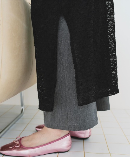 titivate（ティティベイト）の「フラワーレースワンピース（ワンピース・レディース・ブラック/アイボリー/ライトピンク/ブラウン・S/M/L）」の20枚目の写真