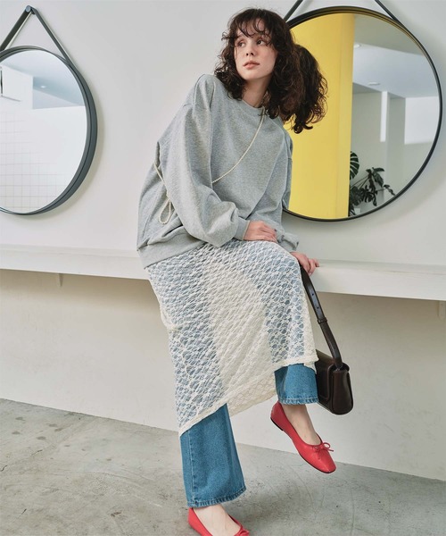 titivate（ティティベイト）の「フラワーレースワンピース（ワンピース・レディース・ブラック/アイボリー/ライトピンク/ブラウン・S/M/L）」の15枚目の写真