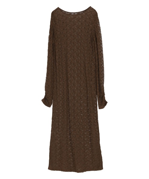 【新品未使用】Tibi ティビ クレープワンピース Tipsy Ribbon one-piece（Gray）Msize | Perla nell'