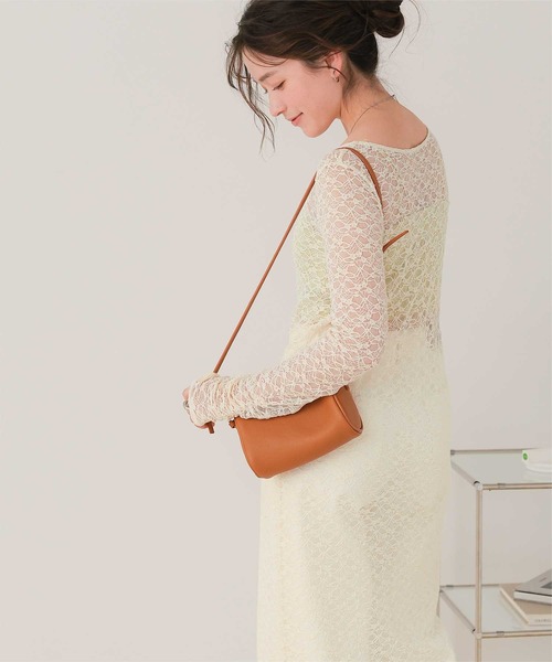 titivate（ティティベイト）の「フラワーレースワンピース（ワンピース・レディース・ブラック/アイボリー/ライトピンク/ブラウン・S/M/L）」の12枚目の写真