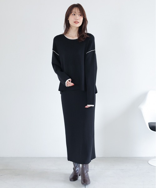 セール】メルティニットセットアップ/115403（ワンピース）｜GLOBAL