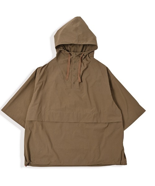 Kelen（ケレン）の「mpa3622-HARING アノラックシャツ フーディー（パーカー・メンズ・ベージュ系その他/ダークオリーブ/ブラック/カーキブラウン・38/40/42）」の2枚目の写真