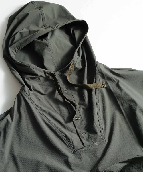 Kelen（ケレン）の「mpa3622-HARING アノラックシャツ フーディー（パーカー・メンズ・ベージュ系その他/ダークオリーブ/ブラック/カーキブラウン・38/40/42）」の14枚目の写真