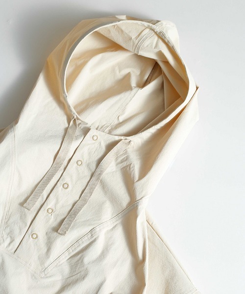 Kelen（ケレン）の「mpa3622-HARING アノラックシャツ フーディー（パーカー・メンズ・ベージュ系その他/ダークオリーブ/ブラック/カーキブラウン・38/40/42）」の19枚目の写真